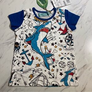 NWT Desigual teeshirt 24 months Organic Cotton American tradition tattoo print